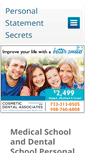 Mobile Screenshot of personalstatementsecrets.com